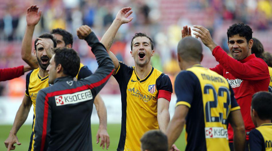 El efusivo festejo del Atlético de Madrid en el Camp Nou - 13