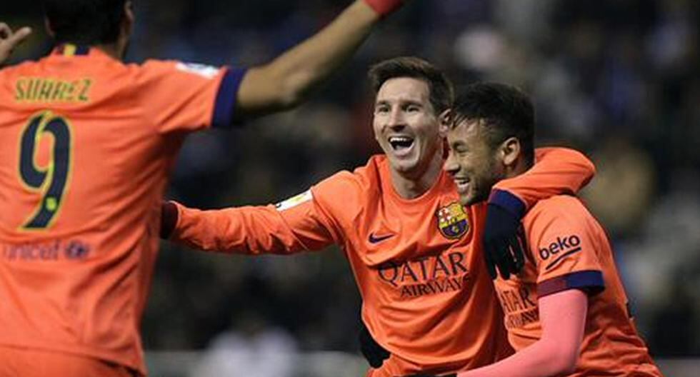 Messi hizo el primero ante el Depor (Foto: Difusión)