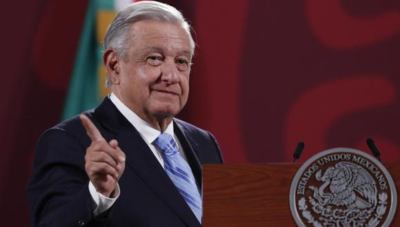 El presidente de México Andrés Manuel López Obrador habla durante una rueda de prensa este jueves, en el Palacio Nacional, en la Ciudad de México (México).  (Foto: EFE/Mario Guzmán)