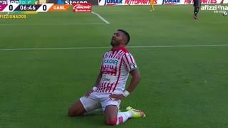 Tras un rápido contraataque: Rodrigo Aguirre anotó el 1-0 de Necaxa vs. Tigres | VIDEO