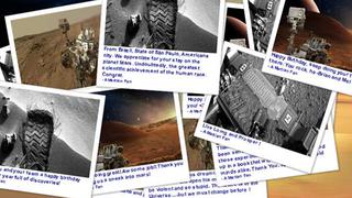 Envíale una tarjeta de cumpleaños al Curiosity en Marte