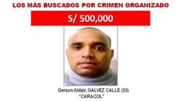 Perú no entregará recompensa por captura de 'Caracol'