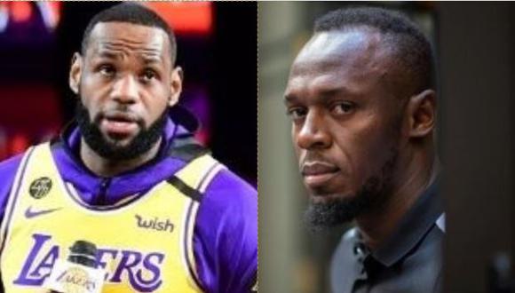 LeBron James y Usain Bolt, protagonistas del nuevo documental de Apple TV+ (Foto: AFP)