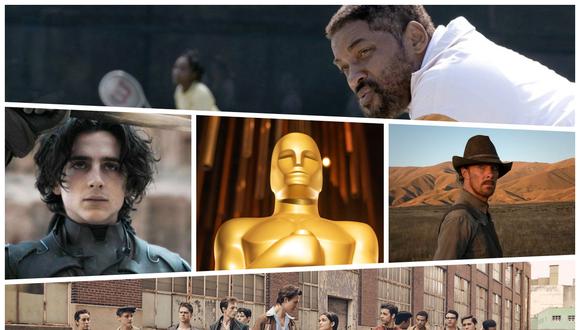 "King Richard" (arriba), "Dune" (izquierda), "The Power of the Dog" (derecha) y "West Side Story" son algunas de las películas que se han perfilado como las favoritas para los premios Oscar este año. (Foto: Warner Bros. Pictures/AFP/Netflix/20th Century Studio)
