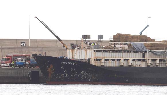 España: 4.500 kilos de cocaína fueron decomisados de un barco procedente de Colombia. (Foto: EFE)