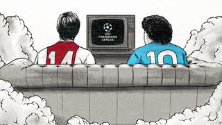 En recuerdo de Cruyff y Maradona: la “legendaria” publicación de Ajax que chocará ante Napoli 