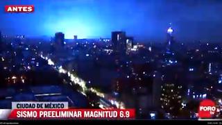 Luces en el cielo y pánico: así se vivió el sismo de magnitud 7,1 en la Ciudad de México [VIDEOS] 