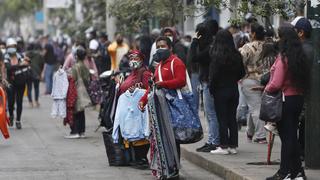 COVID-19: solo personas vacunadas podrán ingresar al emporio de Gamarra