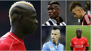 Los futbolistas y los excéntricos peinados que lucen en Europa