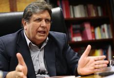 Alan García: En 45 días subcomisión debatirá si procede denuncia