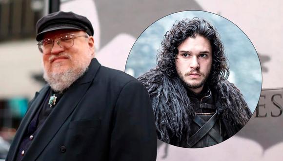 George RR Martin confirmó la participación de Kit Harington en el desarrollo del spin-off centrado en Jon Snow. | Composición: AFP / HBO