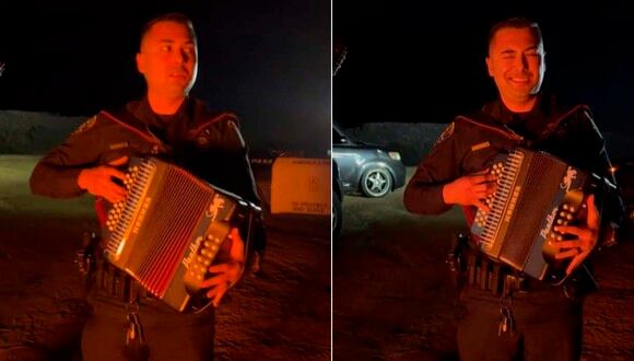 El oficial Gary Gonzales asegura que fue la mejor experiencia que ha tenido como agente de la policía. | Foto: San Diego PD/TikTok