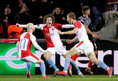 Slavia Praga derrotó 4-3 a Sevilla en partidazo por los octavos de la la Europa League | VIDEO