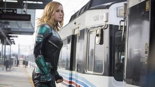 "Captain Marvel": Brie Larson sorprendió a fans en cine | VIDEO y FOTOS