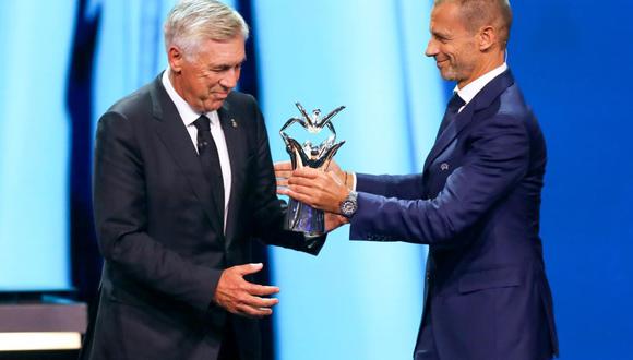 Carlo Ancelotti, el mejor entrenador de UEFA. (Foto: EFE)