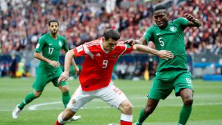 Rusia goleó 5-0 a Arabia Saudita en la inauguración del Mundial