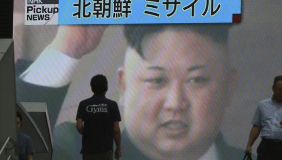 El dictador Kim Jong-un supervisó el lanzamiento del misil intercontinental probado por Corea del Norte. (AP).