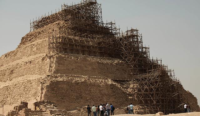 Polémica en Egipto sobre delicado estado de la pirámide Zoser - 1