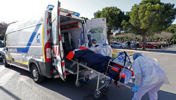 Las unidades de cuidados intensivos de la región de Provence Alpes Cote d'Azur están sobrecargadas de pacientes con Covid-19 y los pacientes son trasladados a la región de Occitanie. (Francia). (Foto: EFE / EPA / HORCAJUELO).
