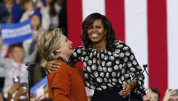Michelle Obama supera como mujer más admirada en Estados Unidos a Hillary Clinton, según una encuesta publicada hoy por la firma Gallup. (Foto: EFE)