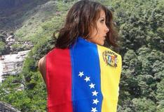 Miss Universo Stefanía Fernández protesta contra violencia en Venezuela 