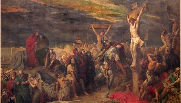 "La crucifixión" de Jean Francois Portaels (1886). / Getty Images.