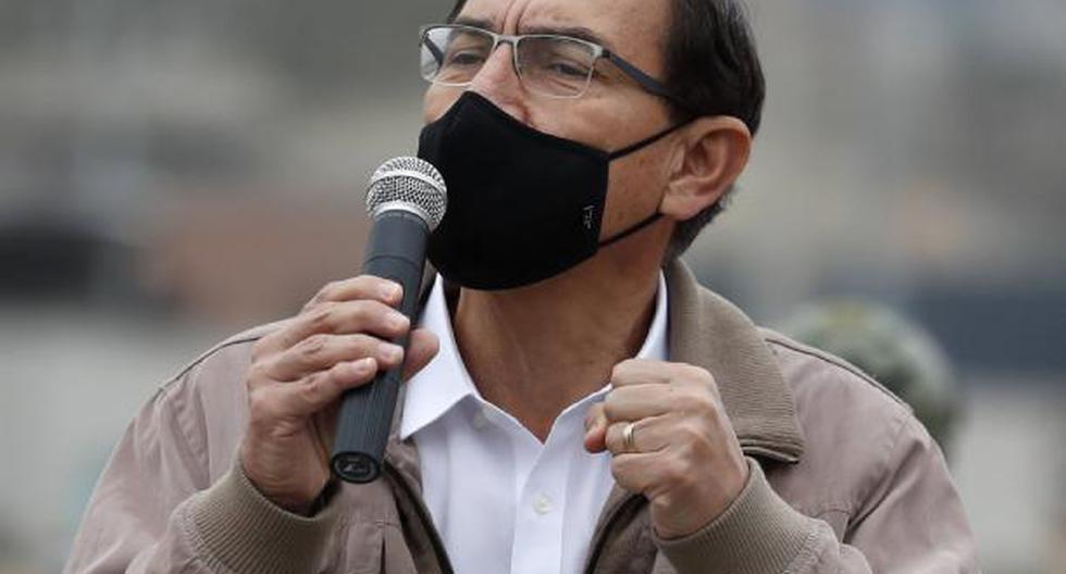 Presidente de la República, Martín Vizcarra, muestra preocupación por posible segunda ola de coronavirus en el país. (Foto: EFE)