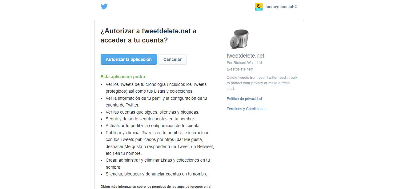 Once tweets are deleted, they cannot be recovered.  (Photo: screenshot, TweetDelete)