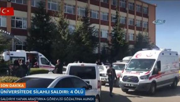 Tiroteo en universidad de Turquía: profesor mata a 4 colegas.
