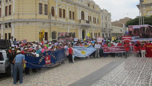 Chiclayo: cientos salieron a marchar contra trata de personas