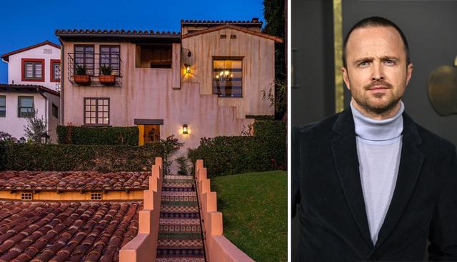 El actor Aaron Paul y su esposa, Lauren Parsekian Paul, han puesto en venta su casa de estilo español, ubicada en West Hollywood, California, por US$ 2.2 millones. (Foto: Realtor)