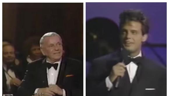 "La Voz" y "El Sol" en noviembre de 1995 cuando se celebraron los 80 años del astro estadounidense.