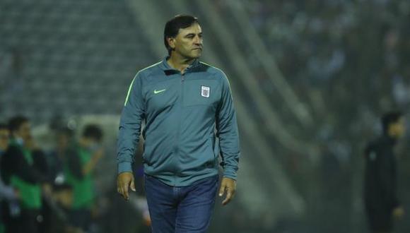 Carlos Bustos se pronunció tras el triunfo (1-0) sobre Alianza Atlético en Matute. (Foto: Leonardo Fernández / GEC)