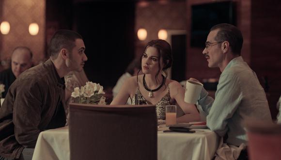 Alejandro Speitzer, Maite Perroni y Jorge Poza en una escena de la primera temporada de "Oscuro Deseo". Foto: Netflix