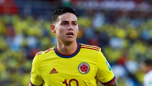 James Rodríguez comentó sobre la selección peruana. (Foto: EFE)