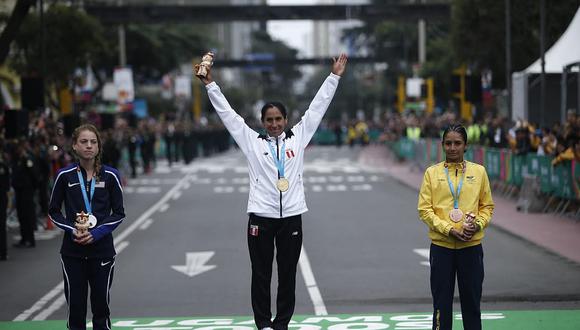 Gladys Tejeda ganó el oro en la maratón de los últimos Juegos Panamericanos de Lima 2019 | Foto: Archivo El Comercio