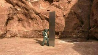 El misterioso monolito de metal descubierto en el desierto de Utah que dispara teorías sobre ovnis