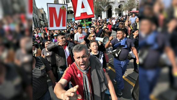La huelga de maestros se inició en junio. (Foto: Anthony Niño de Guzmán)