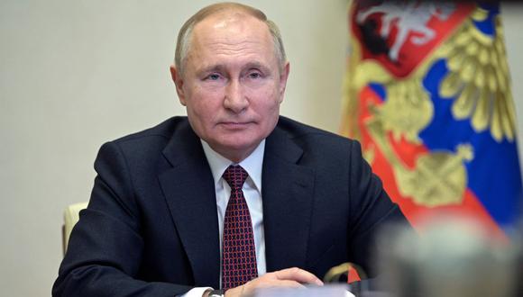 El presidente de Rusia, Vladimir Putin, foto del 25 de enero de 2022. (Foto: Alexey NIKOLSKY/ Sputnik/ AFP)