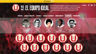 90 años de la 'U': arma tu equipo ideal de todos los tiempos