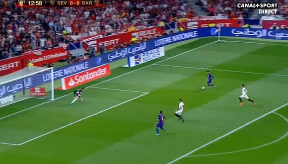 Barcelona vs. Sevilla: mira el gol de Luis Suárez tras pase de Coutinho | VIDEO
