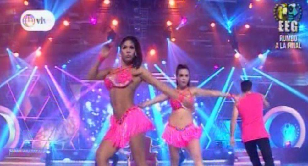 Esto es Guerra: Karen Dejo y Rosángela Espinoza sorprendieron con esta sexy coreografía. (Foto: Video)