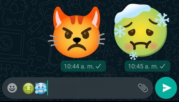 Diviértete con tus amigos combinando cualquier tipo de emojis clásicos por WhatsApp (Foto: WhatsApp / Mag)
