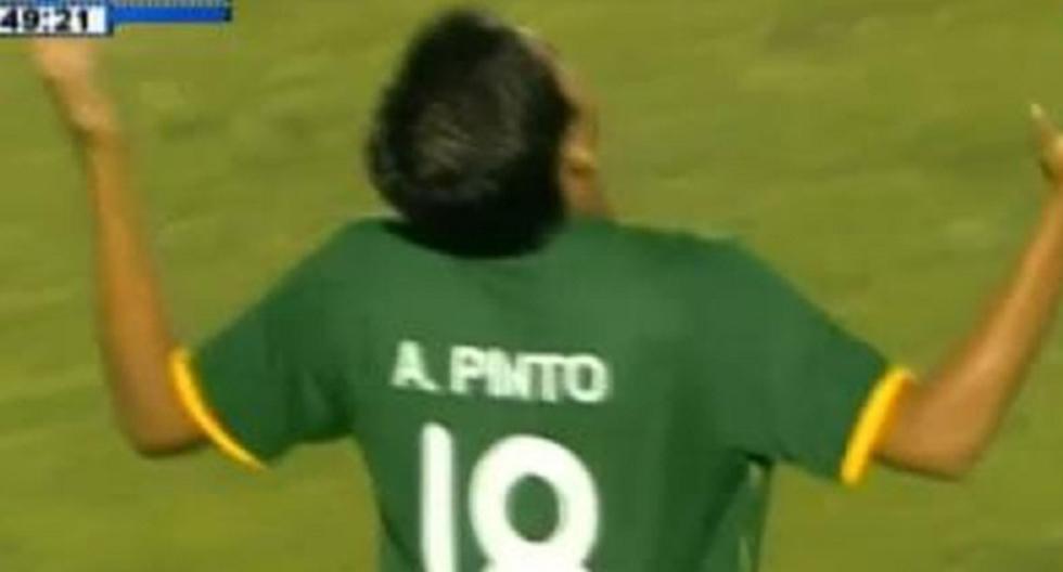 Albeto Pinto hizo el gol del empate parcial. (Foto: Captura)
