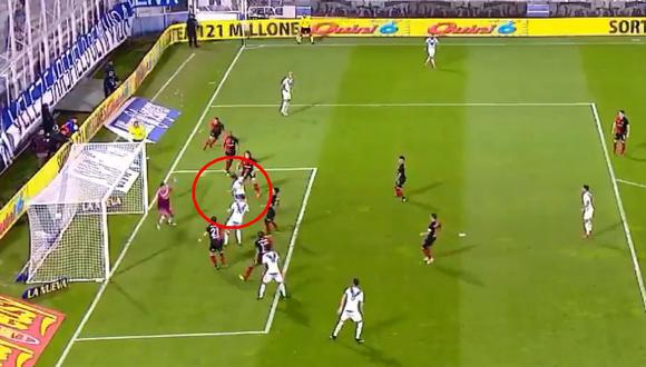 1' Gol de Vélez Sarsfield: Luis Abram abrió el marcador de cabeza [VIDEO: YouTube]