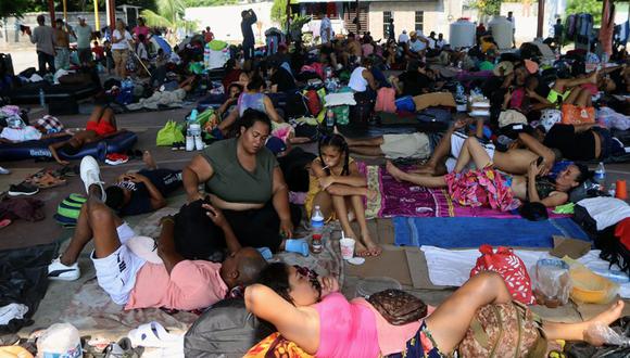 Imagen referencial: Migrantes en caravana hacia Estados Unidos preparan alimentos en un campamento improvisado, en el municipio de Mapastepec, estado de Chiapas (México) | Foto: EFE / Juan Manuel Blanco
