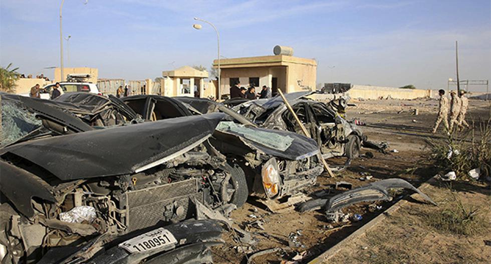 Atentado terrorista en Libia dejó como saldo unos 60 muertos. (Foto: EFE)