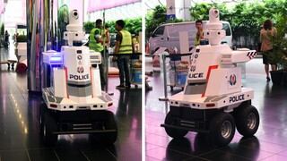 ‘Robocop’ patrulla una cumbre de líderes mundiales en Singapur