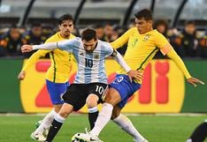 Argentina venció 1-0 a Brasil en debut de Sampaoli como DT