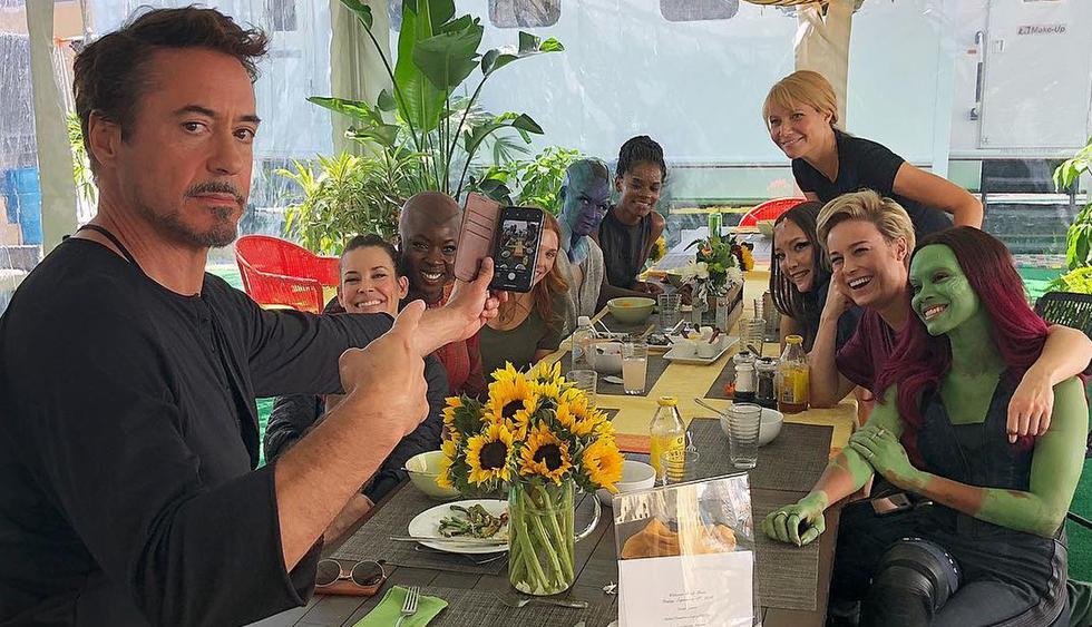 "Avengers: Endgame": Robert Downey Jr. agasajó con un almuerzo a las "mujeres poderosas" del MCU. (Foto: @robertdowneyjr)